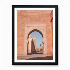 Mosque Marrakech Morocco 2 Art Print