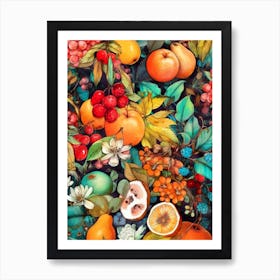 Fruity Wallpaper  nature flora Art Print