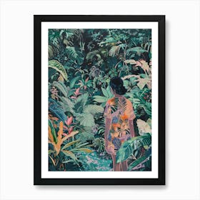 In The Garden Kew Gardens England 8 Art Print