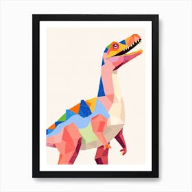 Nursery Dinosaur Art Allosaurus 3 Art Print