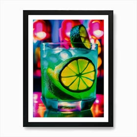 Mojita Cocktail 1 Art Print