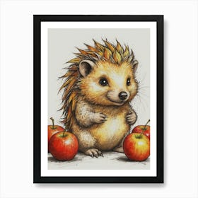 Hedgehog 15 Art Print