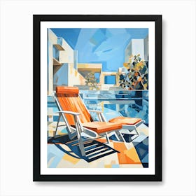 Summer Pool Delight 3 Art Print