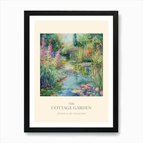 Cottage Garden Poster Fairy Pond 8 Art Print