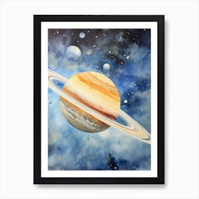 Fantasy Saturn Celestial 7 Art Print