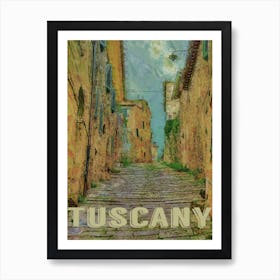 Tuscany Travel Poster 1, Circe Denyer Art Print