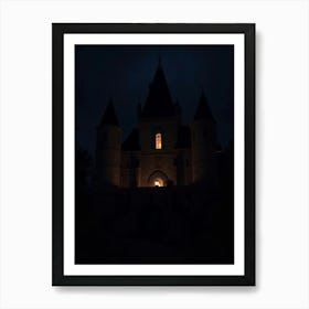 Castle At Night Art Print