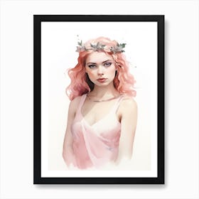 Aphrodite Watercolour 4 Art Print