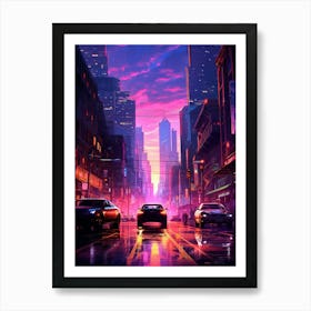 Futuristic City 11 Art Print