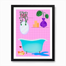 Bathroom Scene Art Print