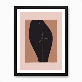 Minimal Hips 2 Art Print