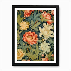 Floral Wallpaper 50 Affiche