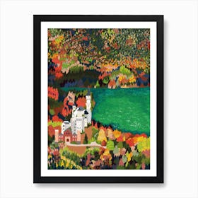 Castle In The Forest Art Print