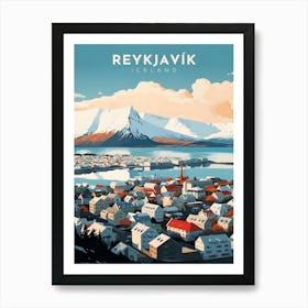 Reykjavik Iceland Travel Art Print