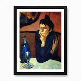 Pablo Picasso Woman At A Table 1 Art Print