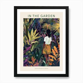 In The Garden Poster Naples Botanical Garden 1 Art Print