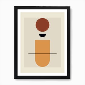 Minimalist abstract Art Print