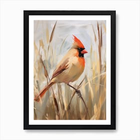 Bird Painting Cardinal 2 Art Print