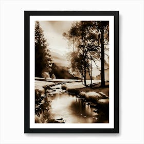 Sepia 7 Art Print