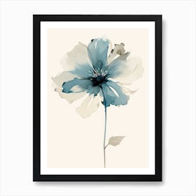 Blue Poppy Art Print