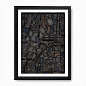 Stained Glass Art Print