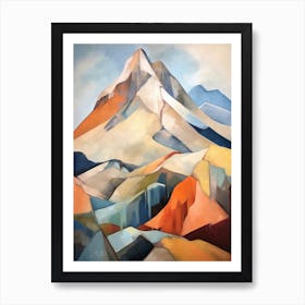 Mount Blackburn Usa 1 Mountain Painting Art Print