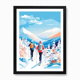 Are, Sweden, Ski Resort Illustration 1 Art Print