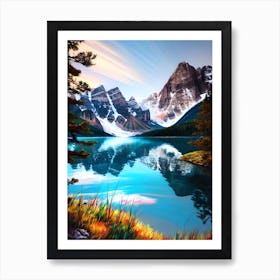 Lake In The Mountains 22 Art Print