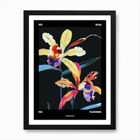No Rain No Flowers Poster Monkey Orchid 1 Art Print