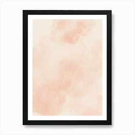 Pastel Pink Clouds Art Print