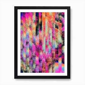 Psychedelic Abstract Painting Art Print