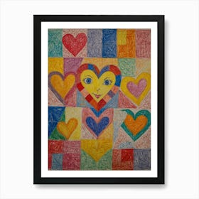 Heart Of Love 37 Art Print