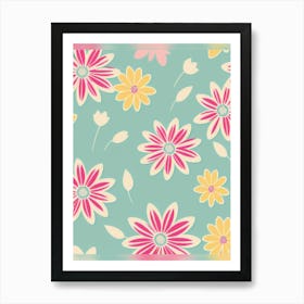 Floral Pattern 6 Art Print