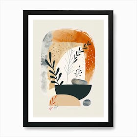 Abstract fern Art Print