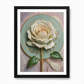 White Rose Art Print