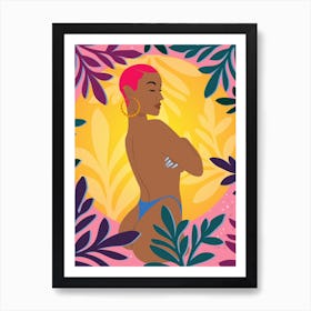 Solar Powered Tan Art Print