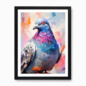 Impressionism Style Pidgeon 1 Art Print