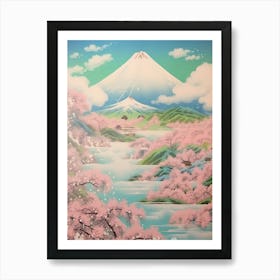 Mount Fuji In Fuji Hakone Izu National Park, Japanese Landscape 4 Art Print