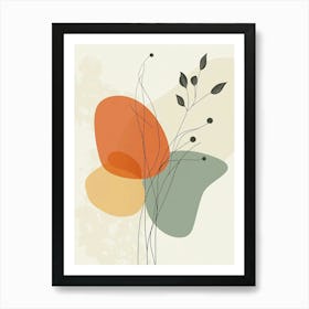 Abstract Flower 42 Art Print