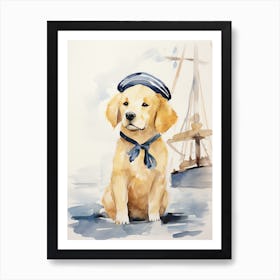 Sailor Dog 3 Art Print