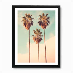 California Dreaming - Palms Paradise Art Print