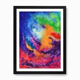 Colors of the Unicorn Island Art Print