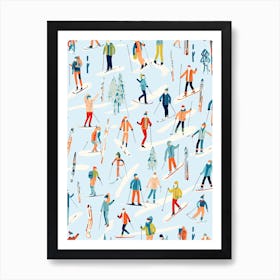 Zell Am See   Kaprun   Austria, Ski Resort Illustration 1 Art Print