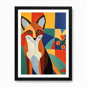 Color Fox Art Print