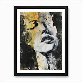 Face Of A Woman 3 Art Print