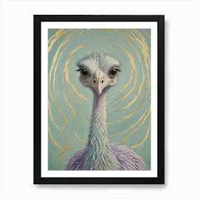 Ostrich Art Print