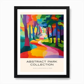 Abstract Park Collection Poster Suan Luang Rama Ix Park Bangkok 1 Art Print