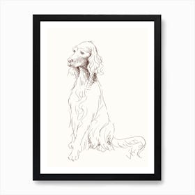 Sketch Of Teddy Art Print