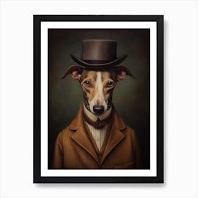 Gangster Dog Whippet 4 Art Print