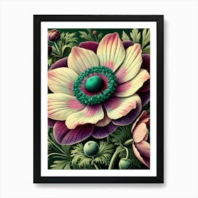 Anemone Flower Art Print